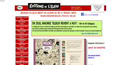 Desktop Screenshot of editionselan.be